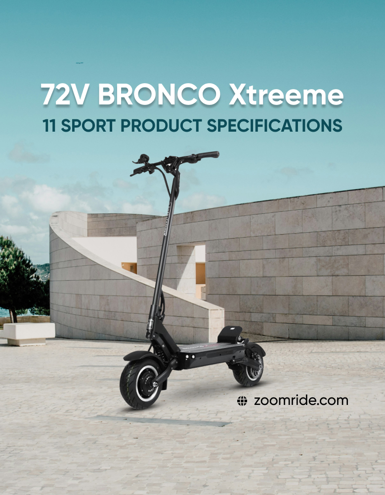  Bronco Xtreme Electric Scooter Specifications