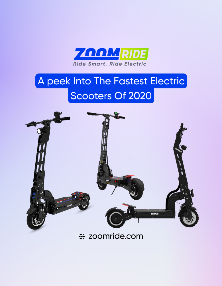  A Peek Into The Fastest Electric Scooters of 2021