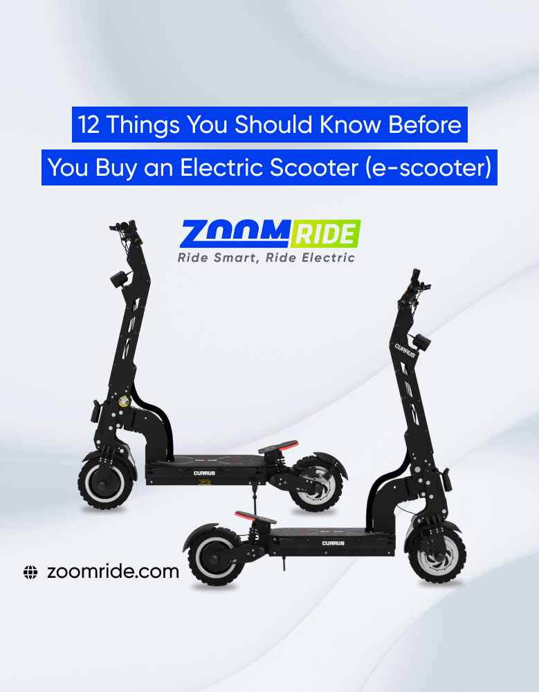  12 Things You Should Know Before You Buy an Electric Scooter (e-scooter)