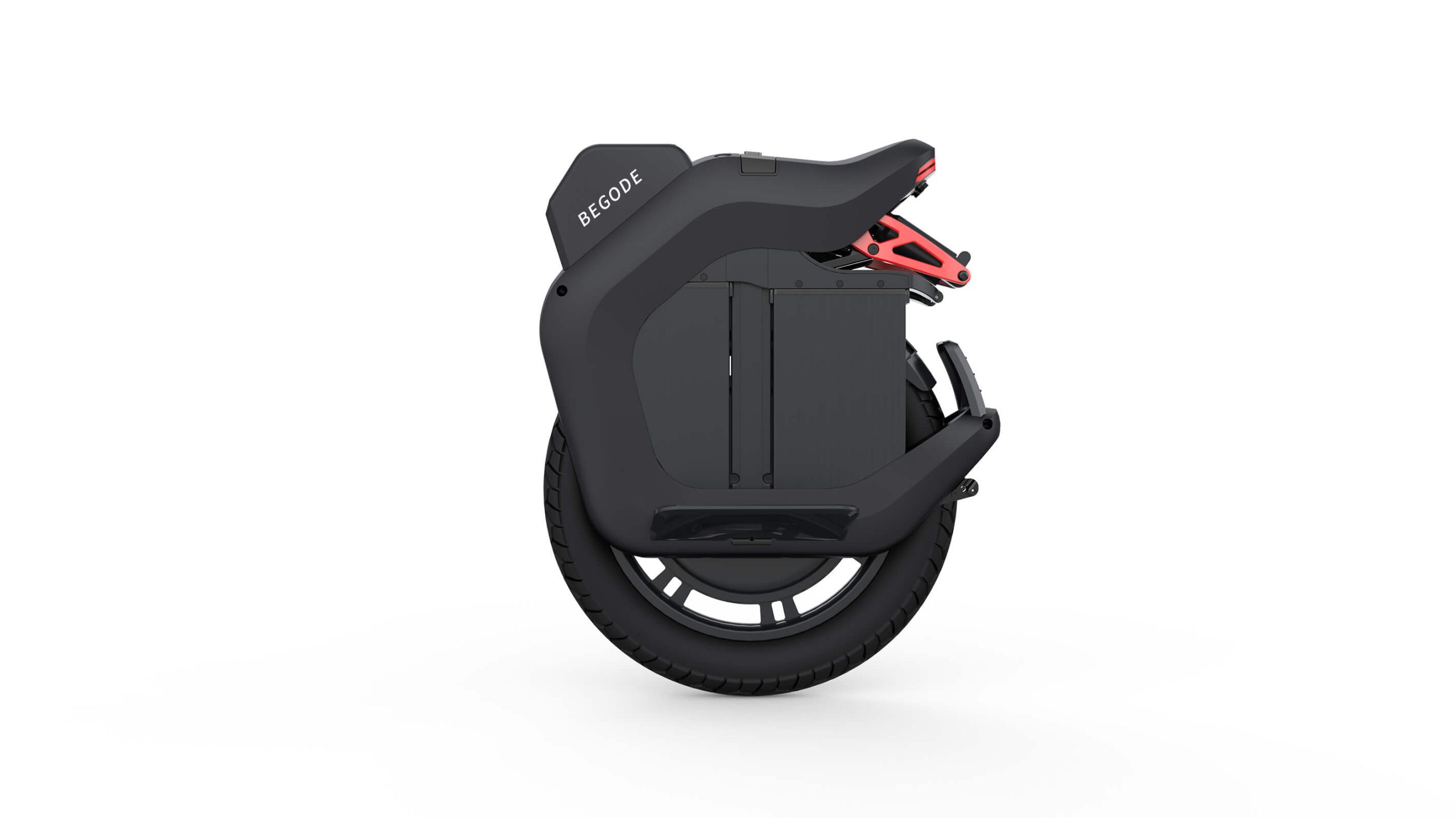 begode hero 19-inch electric unicycle with integrated suspension