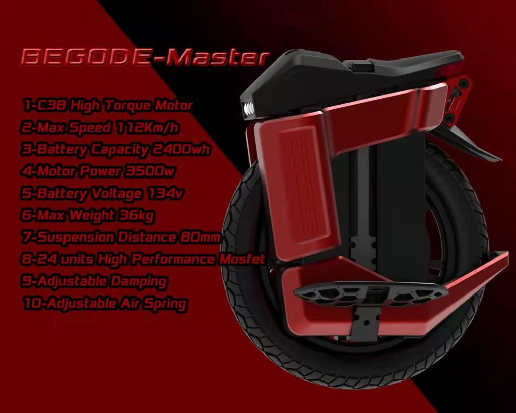 begode master electric unicycle