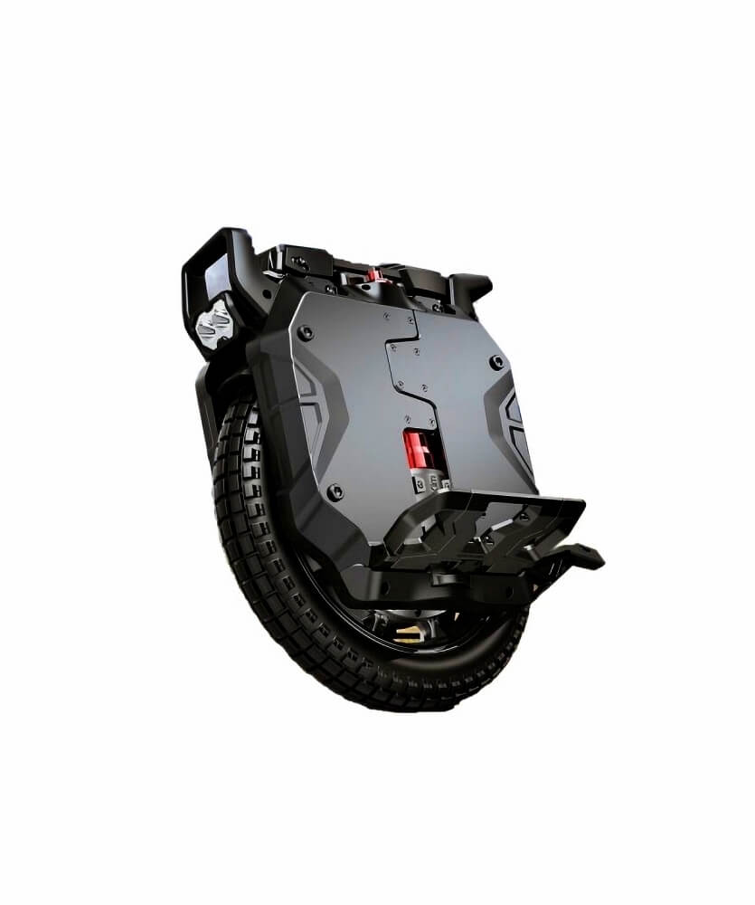 sherman s 20-inch electric unicyle with integrated suspension and headlight
