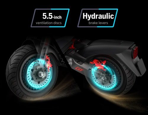 Segway GT2 hydraulic brakes
