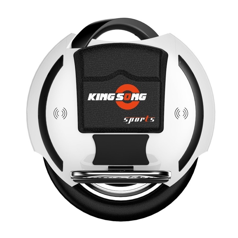 white kingsong ks-14s electric unicycle 