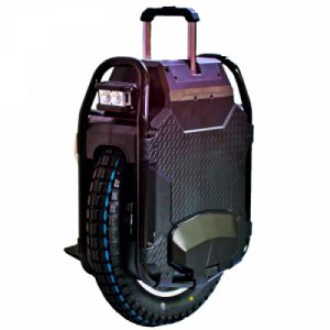 veternan sherman 20 inch electric unicycle with headlight and handlebar