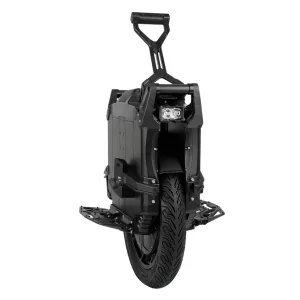veteran sherman l electric unicycle with integrated trolley and suspension