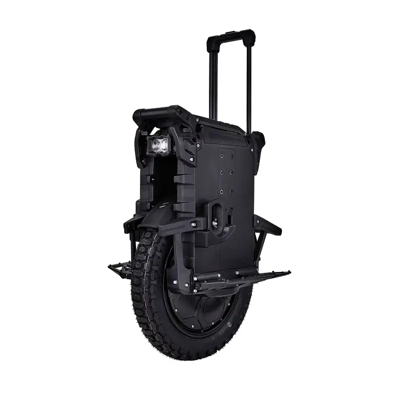 veteran patton s electric unicycle with trolley